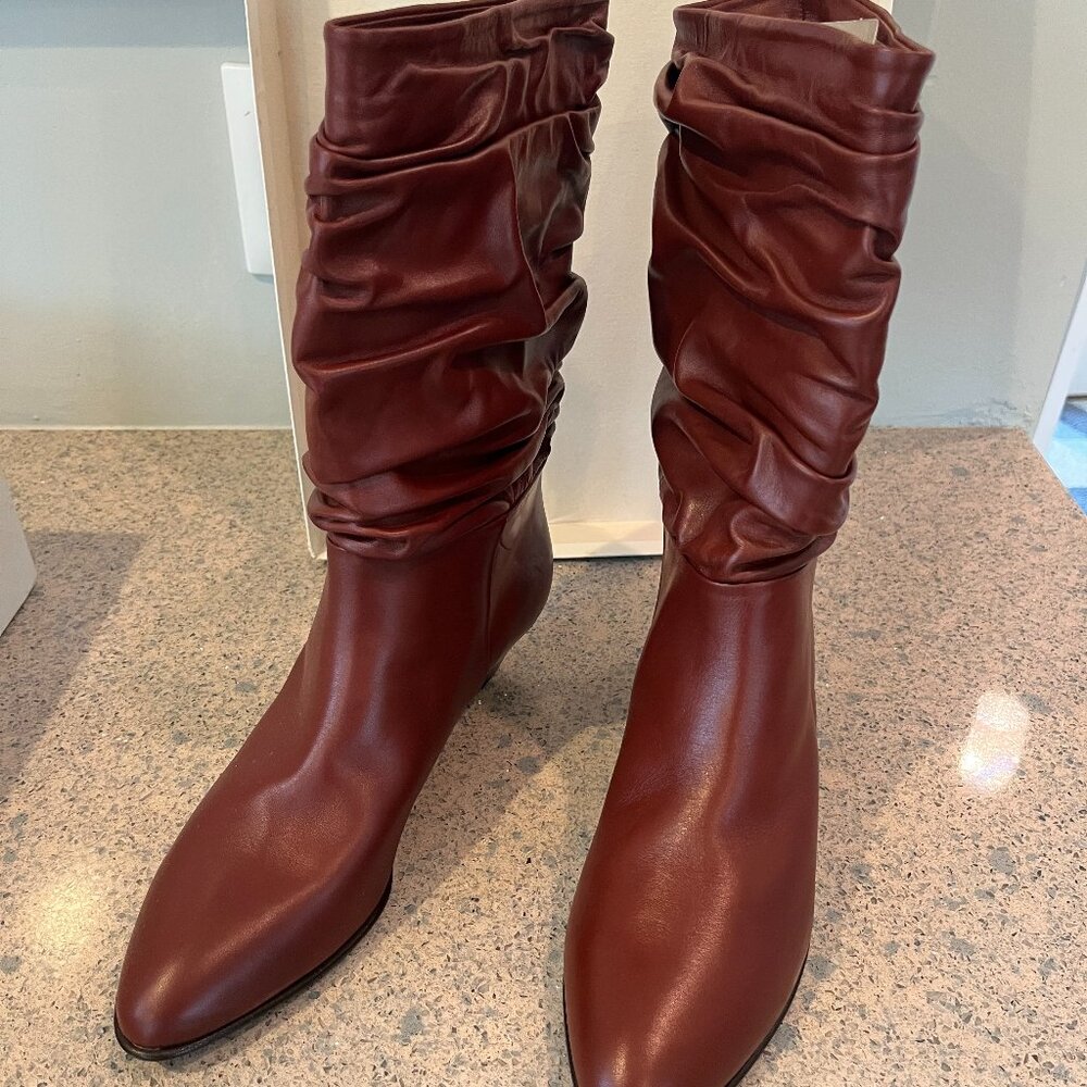 Sudini Slouch Boot -- Brown/Cognac -- Women's Boot -- Size 11 -- Never Worn